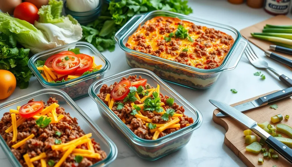 Big Mac Casserole Meal Prep