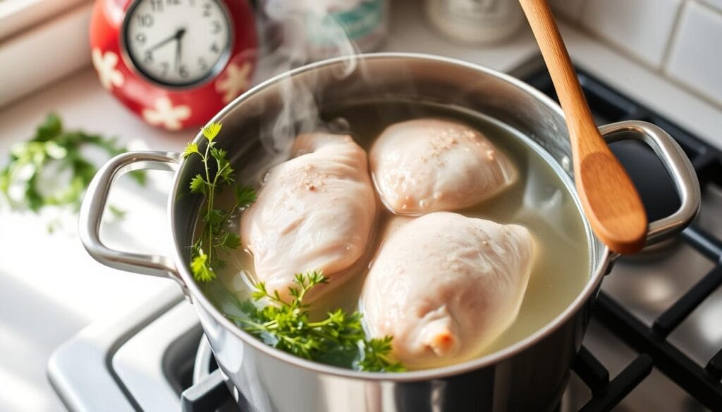 Boiling Chicken Thighs