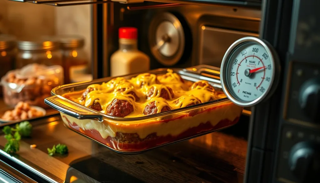 Cheesy Meatball Casserole Baking Guidelines