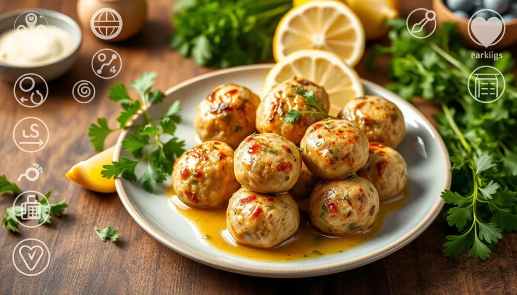 Chicken Piccata Meatballs Nutritional Information