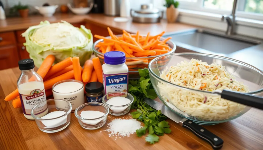 Coleslaw Preparation Steps