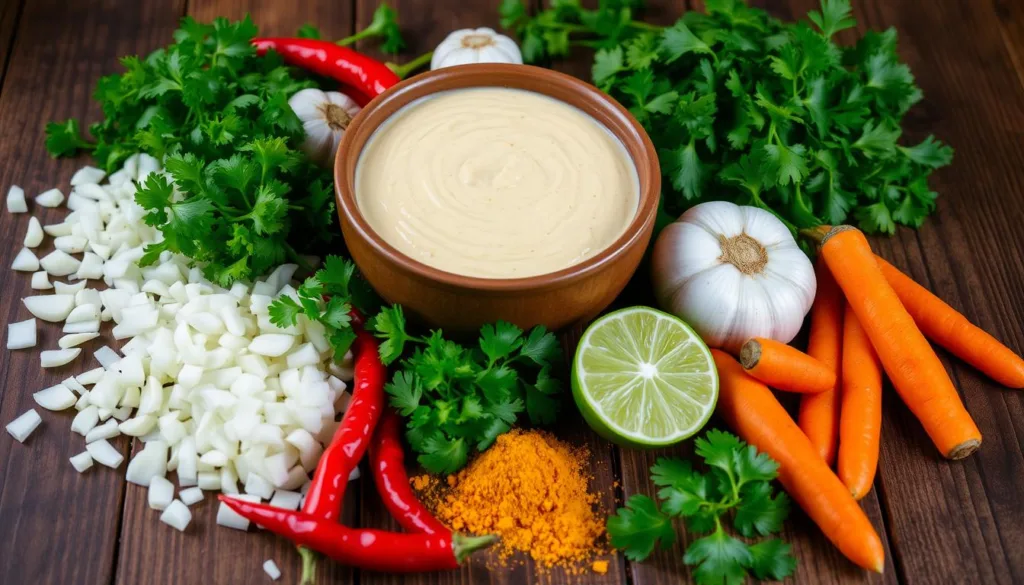 Curry Dip Ingredients