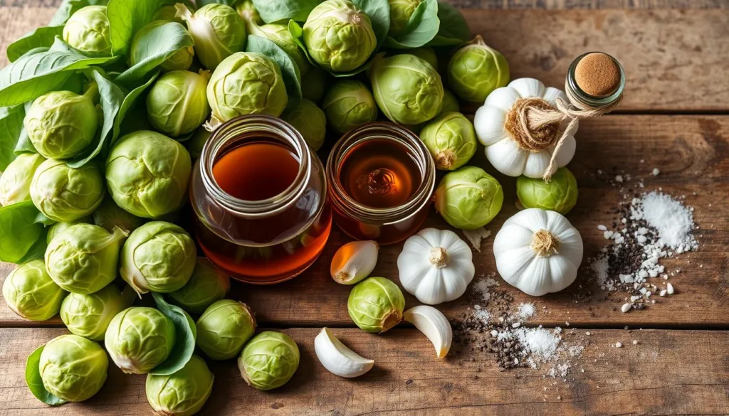 Honey Roasted Brussels Sprouts Ingredients