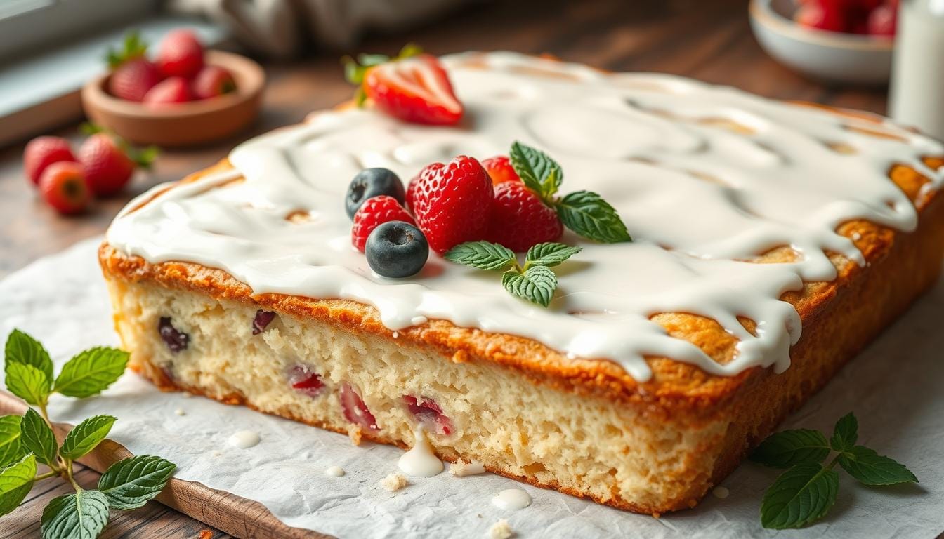 Kefir Sheet Cake Recipe