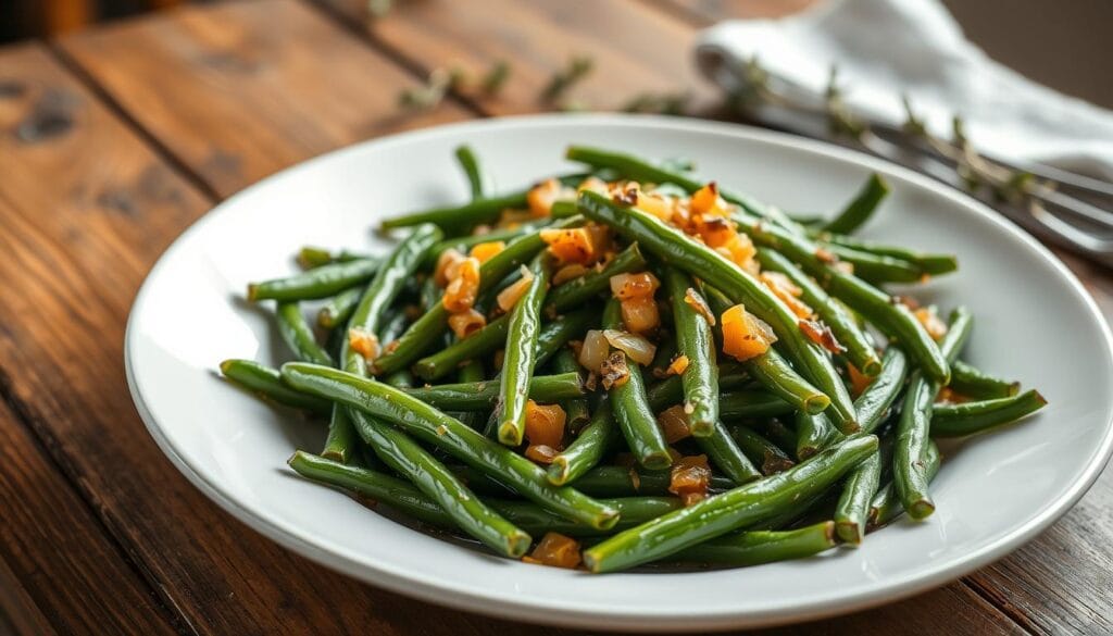 Lyon-style green beans