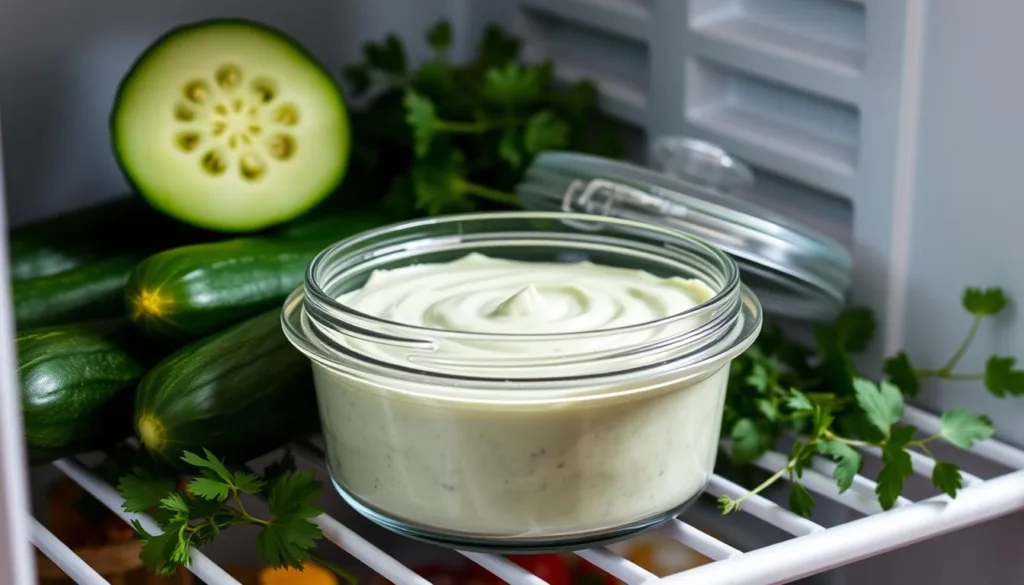 Storing Cucumber Dip Properly