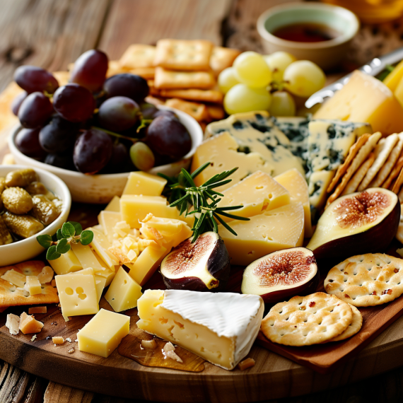 cheese and cracker platter