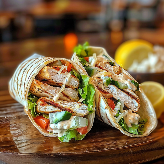 grilled chicken wrap