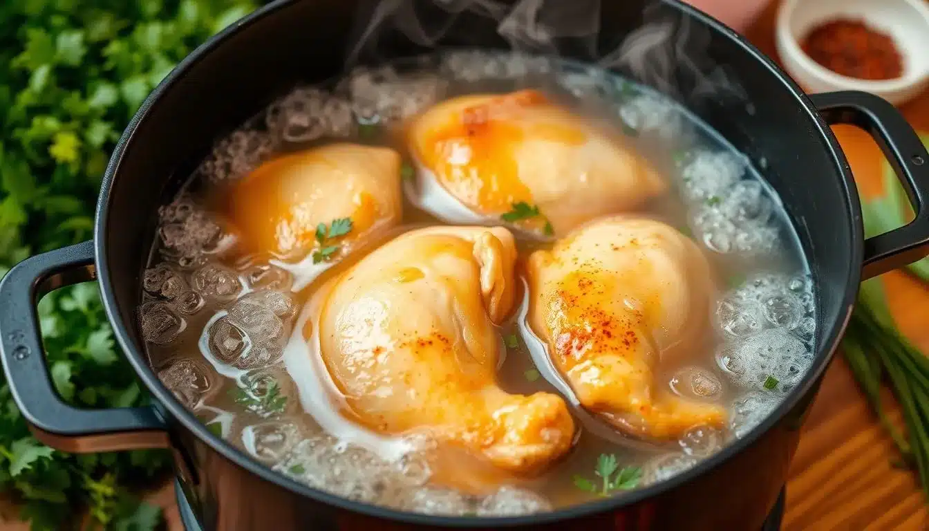 How Long to Boil Chicken Thighs - Perfect Every Time 1 how long to boil chicken thighs