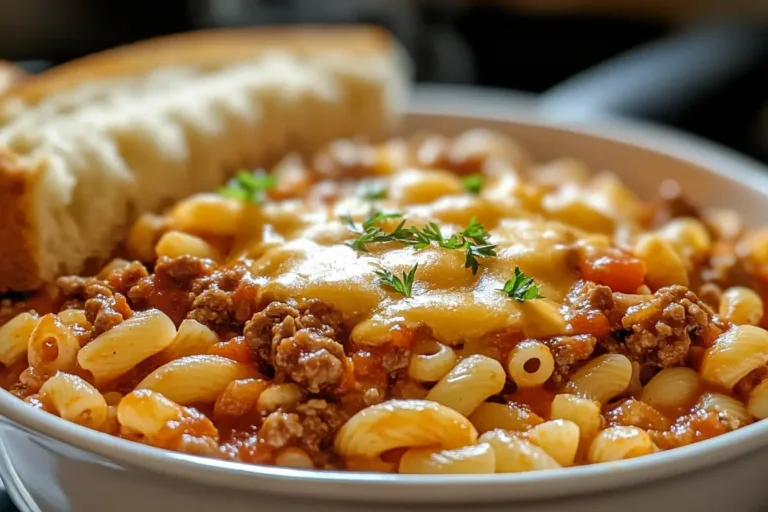 Ultimate Beefaroni Recipe – Cheesy, meaty comfort food in a bowl