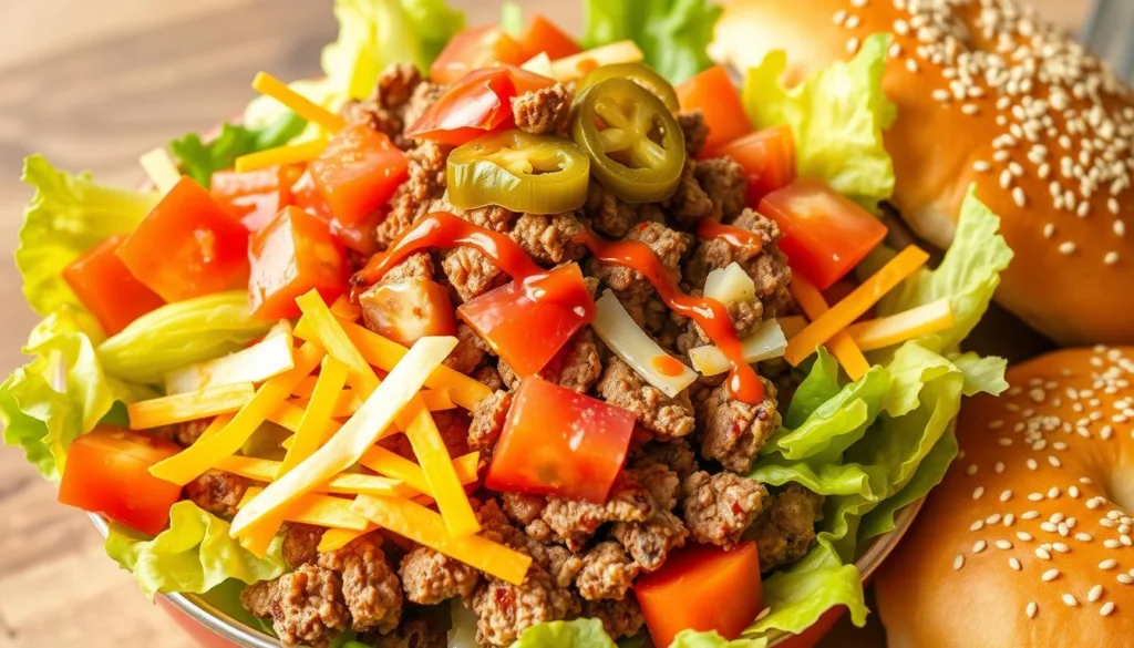 Big Mac Salad recipe