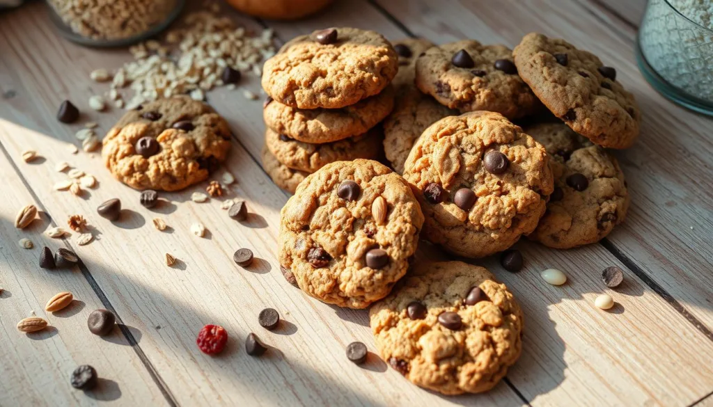 Breakfast Cookies Oats and Flour Varieties