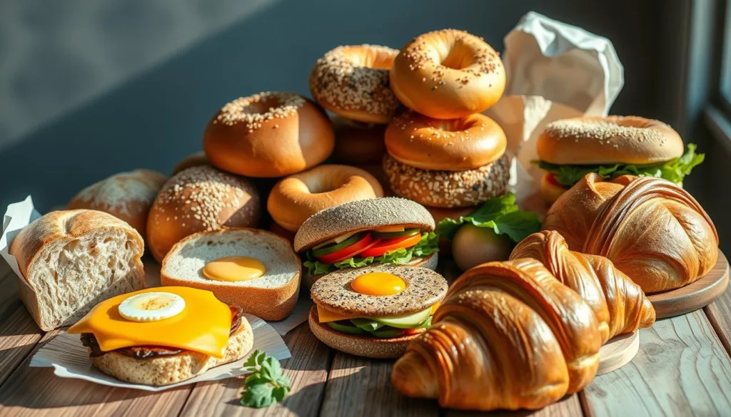 Breakfast Sandwich Bread Varieties