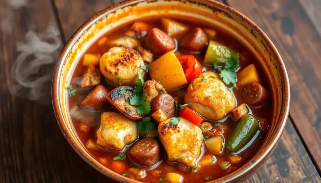Chicken and Sausage Gumbo Proteins