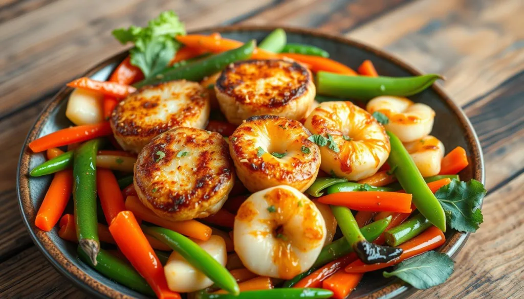 Fishcakes and Scallops Stir Fry Recipe Variations