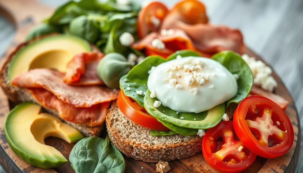 Healthy Breakfast Sandwich Ingredients