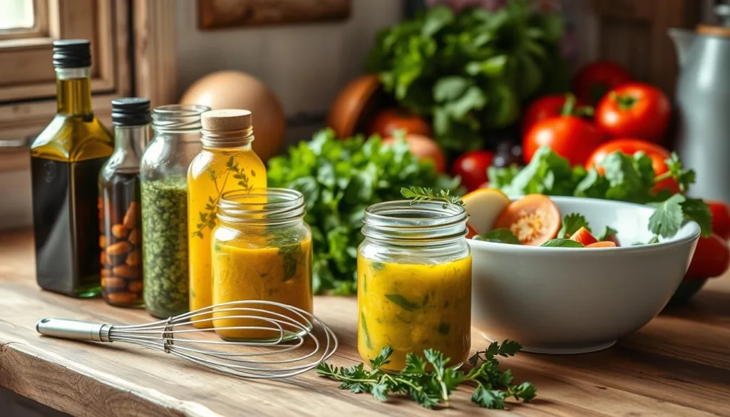 Homemade Vinaigrette Preparation