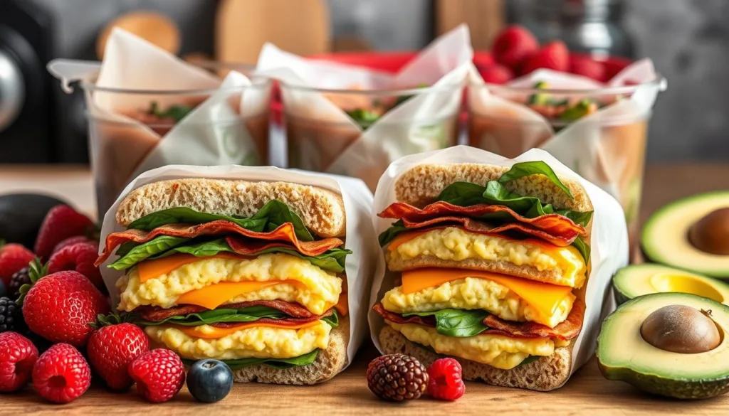 Meal Prep Breakfast Sandwiches