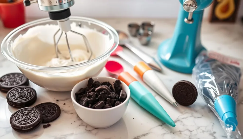 Oreo Frosting Baking Tools