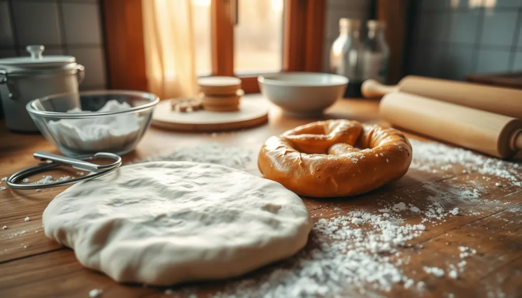 Pretzel Dough Preparation