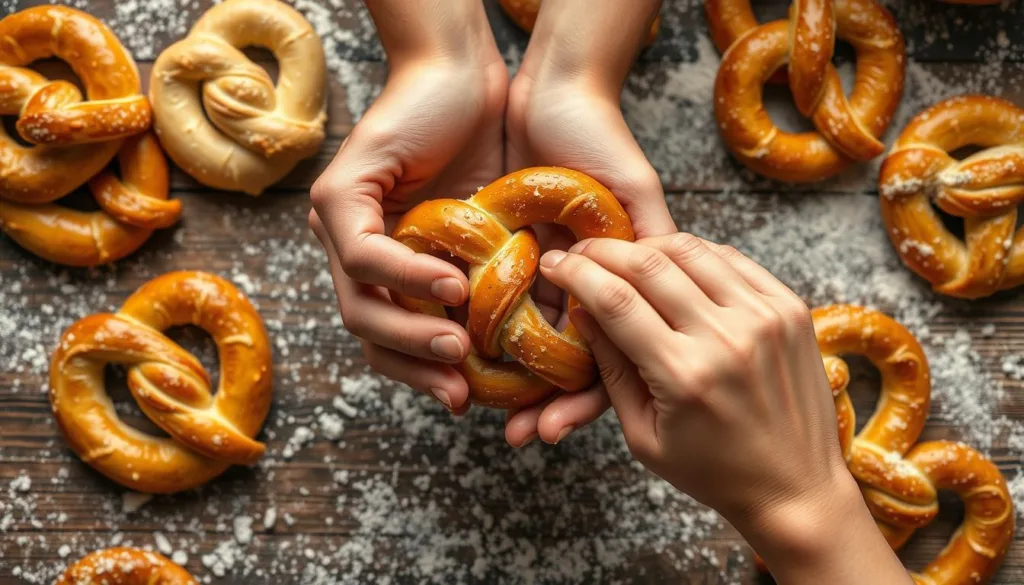 Homemade Soft Pretzels.