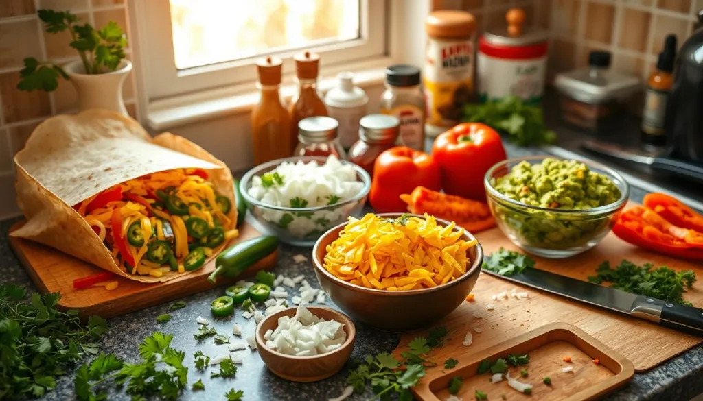 Quesadilla Ingredients Preparation