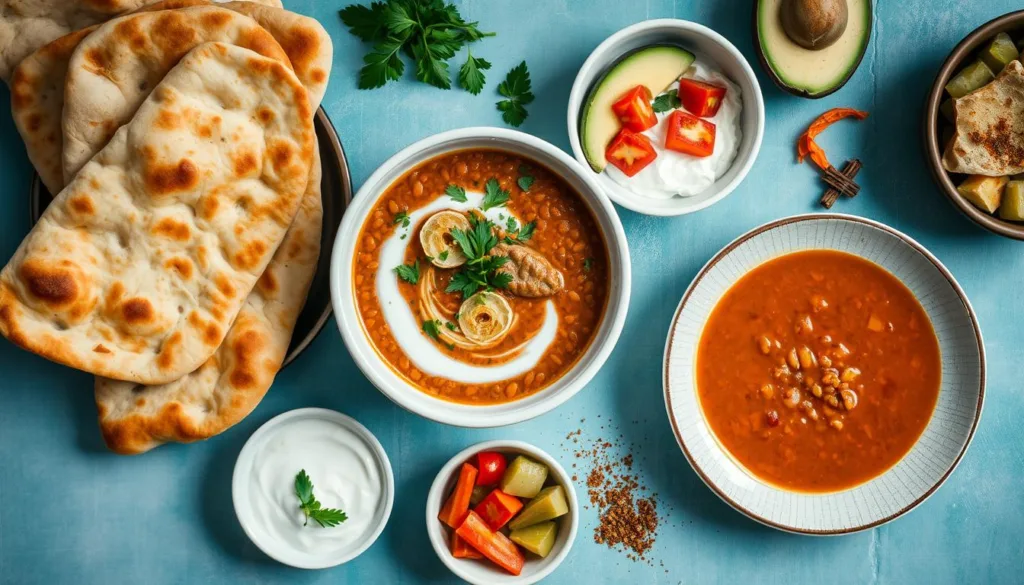 Red Lentil Soup Accompaniments