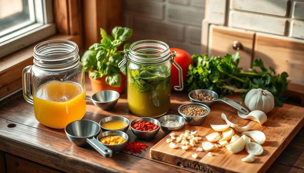 Vinaigrette Making Tools