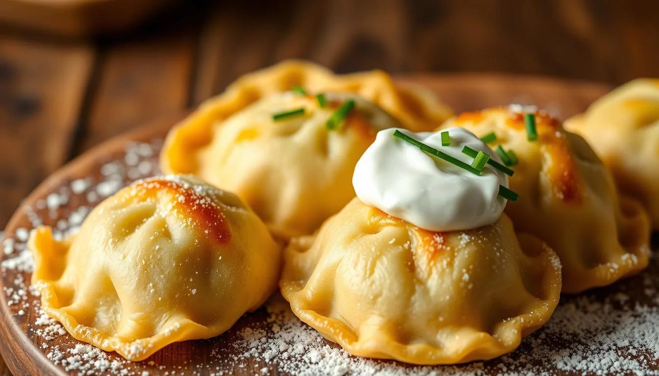 potato cheddar pierogi