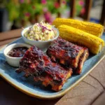 Cold Smoked Ribs – The Ultimate Guide to Flavor-Packed, Juicy Perfection 6 Cold smoked ribs served with BBQ sides