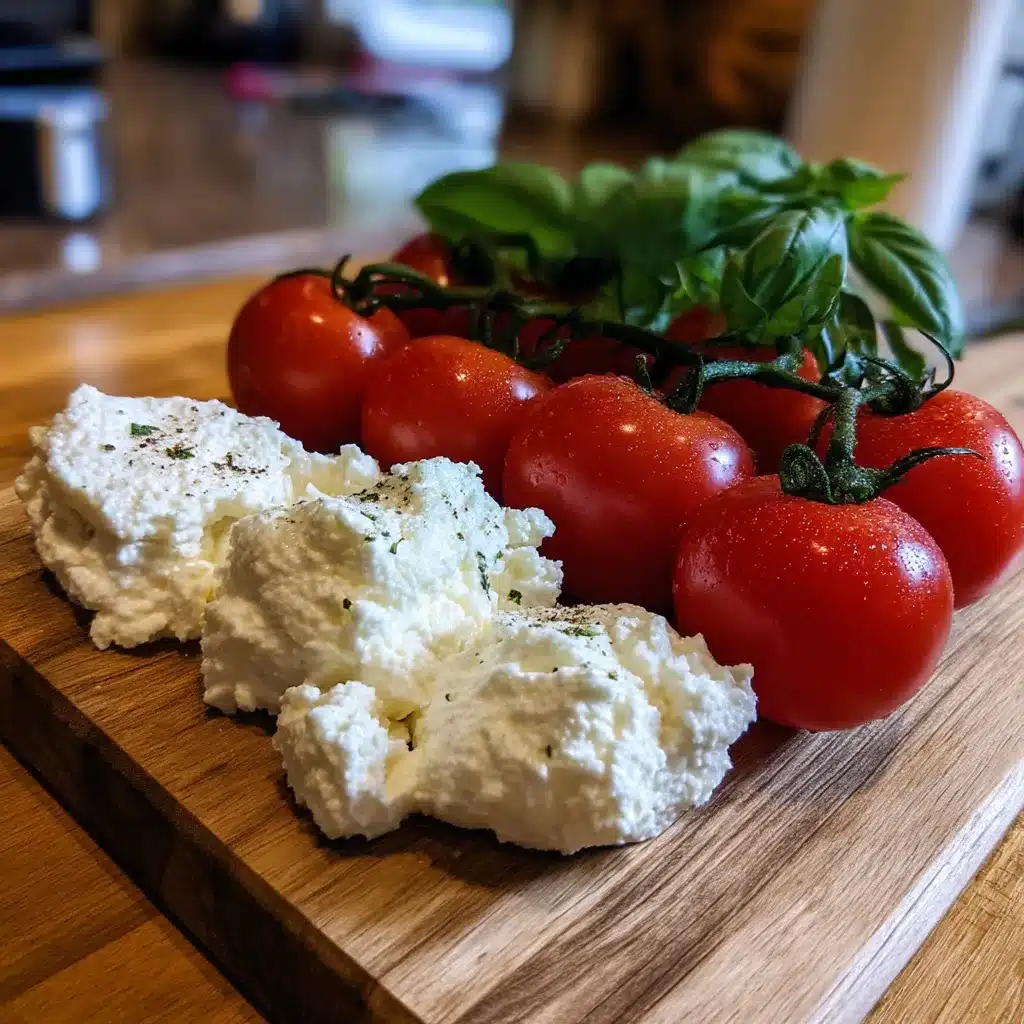 Cottage Cheese Caprese Toast: The Ultimate Healthy Toast Trend You Need to Try 7 Fresh ingredients for cottage cheese Caprese toast