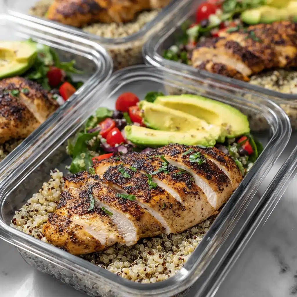 Grilled Chicken Bites: The Ultimate Healthy & Flavorful Protein Snack Guide 9 Grilled Chicken Bites in weekly meal prep containers