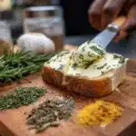 Butter Boards – The Ultimate Guide to This Delicious Trend 58 Savory garlic herb butter board with toppings
