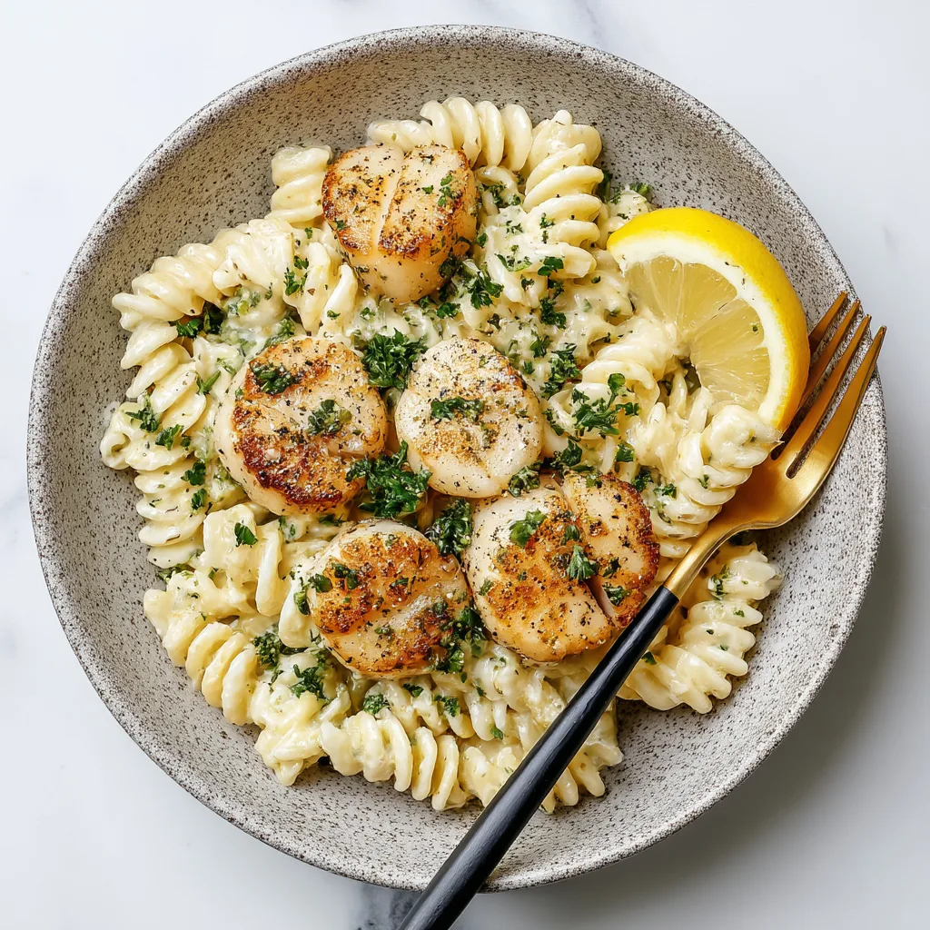 Smoked Scallops – A Simple, Flavor-Packed Delight You'll Crave Again 9 Smoked scallops with pasta