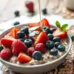 Delicious Berry Oatmeal Recipe - Quick & Easy Breakfast 2 Berry Oatmeal Recipe 150x150 1