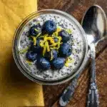 Blueberry Lemon & Poppy Seed Overnight Oats – A Bright & Healthy Breakfast Twist 9 Blueberry Lemon & Poppy Seed Overnight Oats in a glass jar with lemon zest
