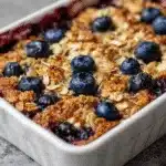 High-Protein Blueberry Baked Oats: The Best Protein Breakfast Recipe 9 High-Protein Blueberry Baked Oats breakfast