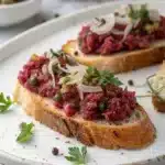 Beef Tartare Bruschetta: How to Make the Best Appetizer in 5 Easy Steps 4 Bruschetta with Beef Tartare 150x150 1