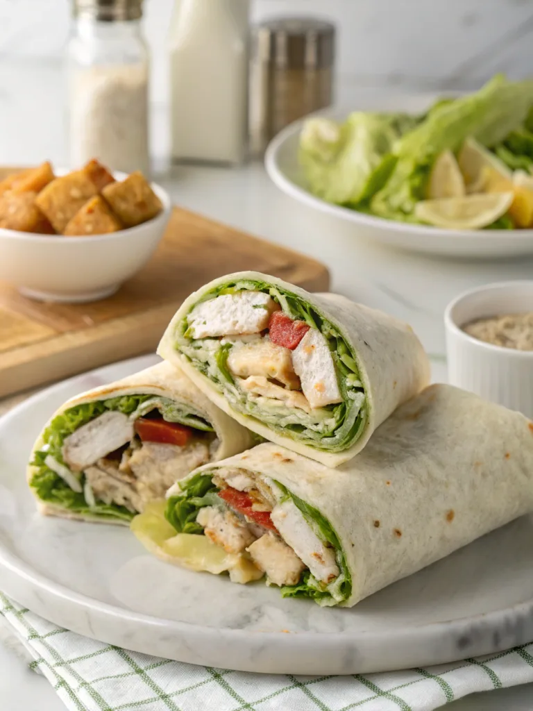 caesar salad wrap-ingredients