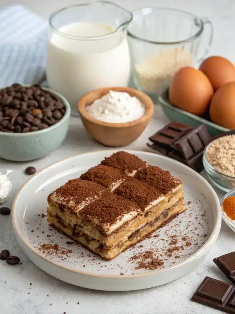 Tiramisu Baked Oats : A Decadent Breakfast That Tastes Like Dessert 2 Tiramisu Baked Oats-ingredients